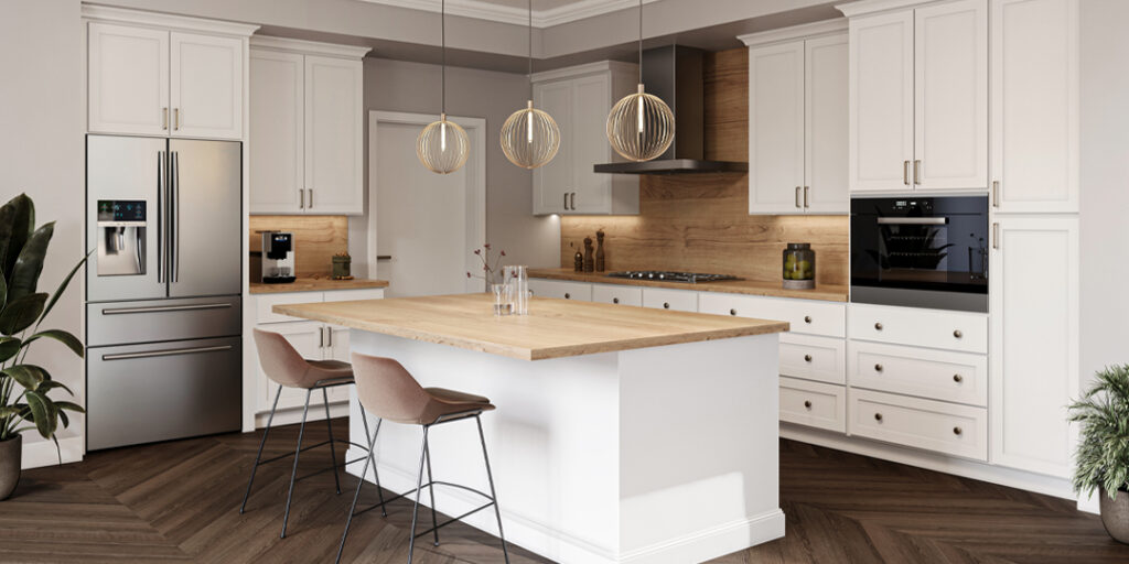 Kitchen featuring CNC Luxor Cabinetry