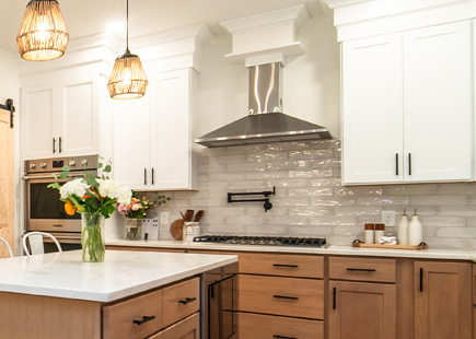Residential kitchen with custom cabinetry and premium finishes.
